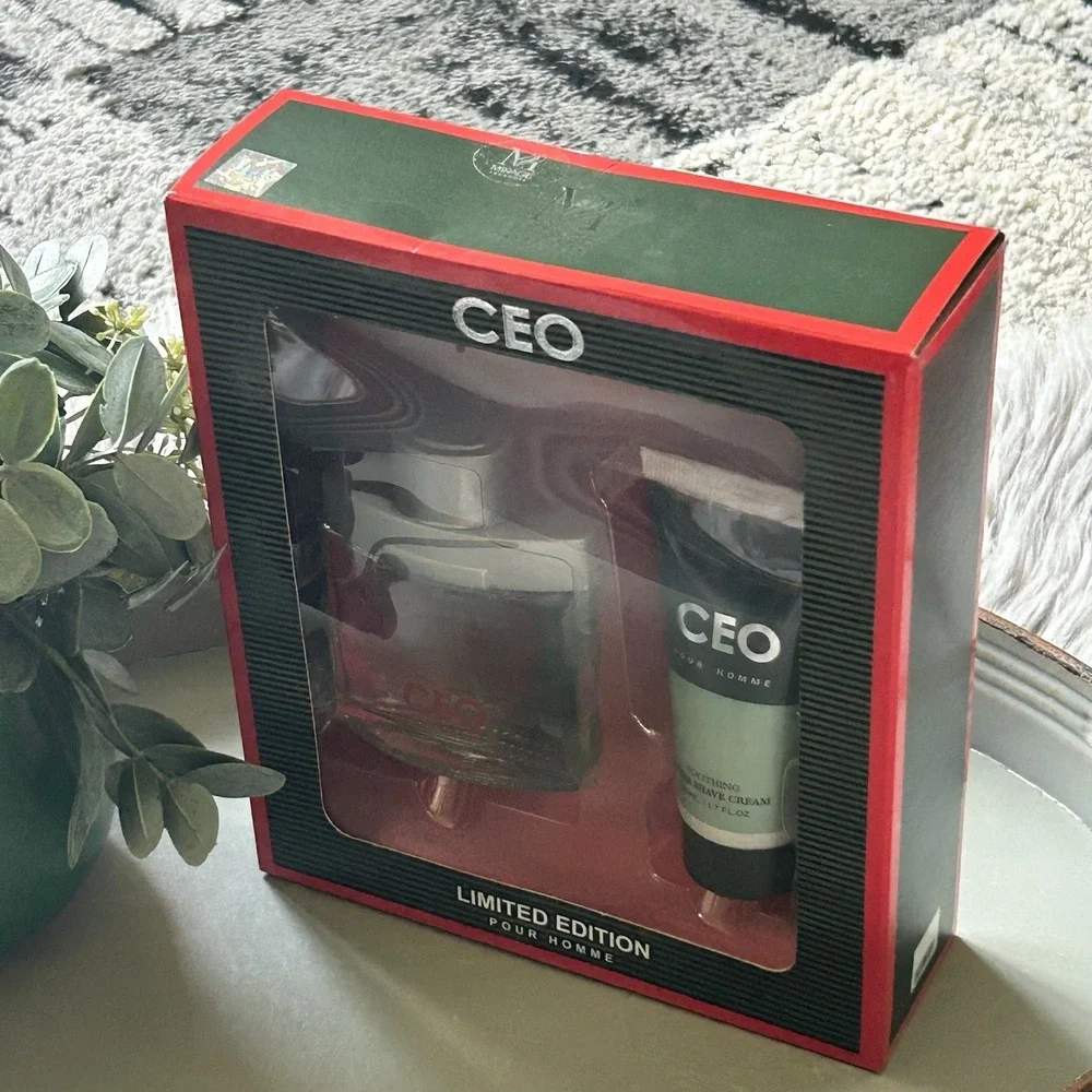 Limited Edition CEO 1.7oz/50ml Eau De Toilette EDT Spray & After Shave Cream NEW